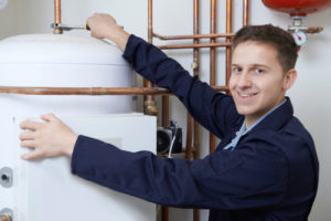 Man Installing Furnace